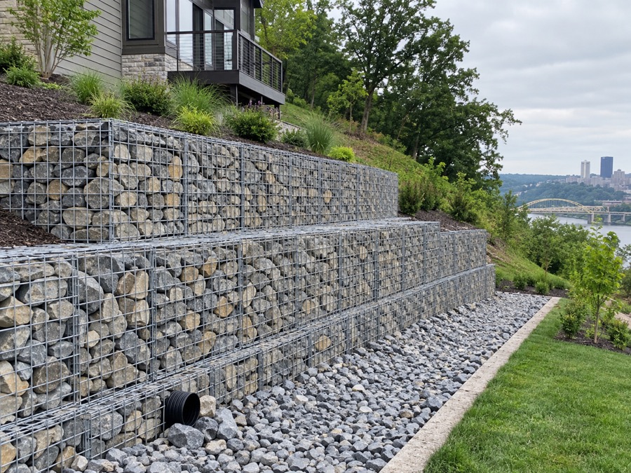 Other appropriate engineered retaining-wall system